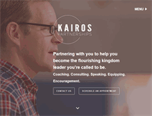 Tablet Screenshot of kairospartnerships.org